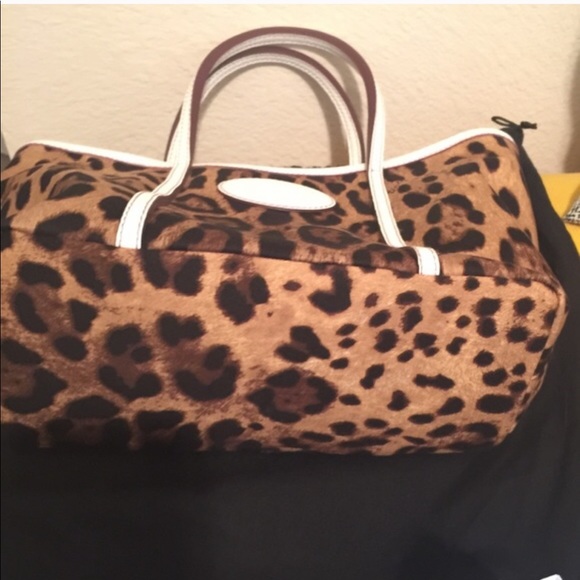 💯authentic Dolce & Gabbana Animalier Small Tote - Picture 2 of 4